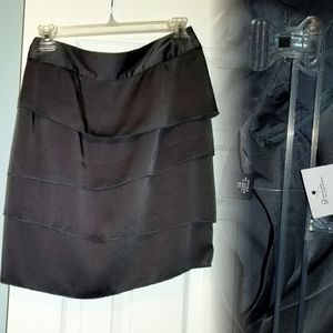 Tiered grey skirt.  Great for NYE.